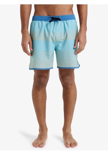 Quiksilver Surfsilk Scallop Volley 16 Erkek Deniz Şortu-29814 Mavi