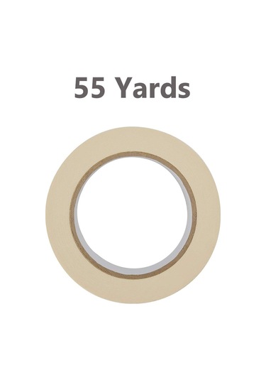 Geniş Maskeleme Bandı 2 İnç, 6 Paket Beyaz Maskeleme Bant Yığın Çoklu Paket, Genel Amaç