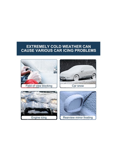 Rayhong Araç Ön Camı Pencere Anti Donma Kar Temizleme Aracı Hızlı Buz Eritme Güneş Buz Çözme Cihazı