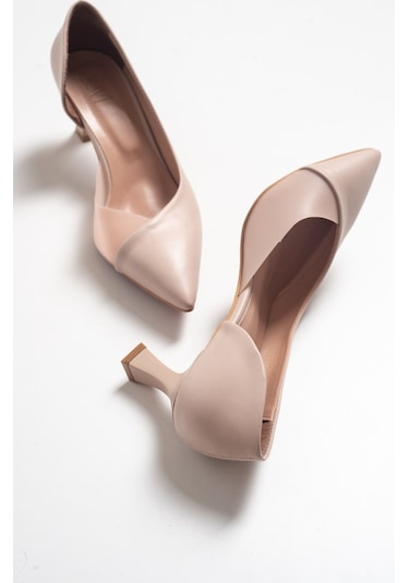 Luvishoes 353 Topuklu Kadın Ayakkabı - Ten Rengi