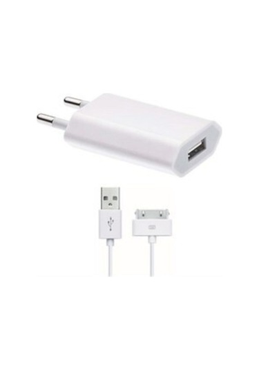 Iphone 4/4s Uyumlu Şarj Aleti Ve Data Kablosu
