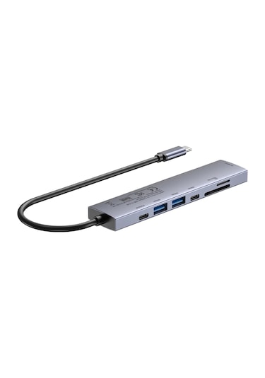 Unitek Uhub S7 Pro 7 Si 1 Arada 5 Gbps Usb-c Hub H1124agy01 Ttkunı0012