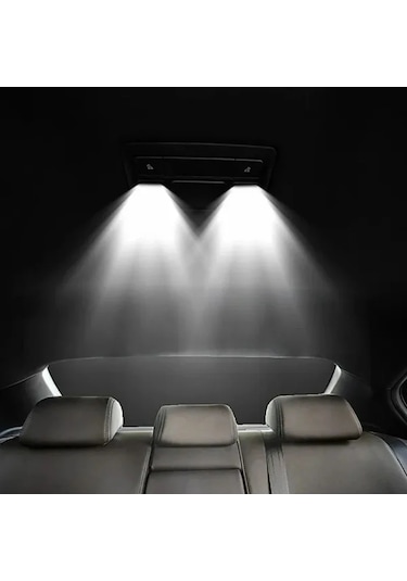 T10 5050 3030 Led Iç Panel Beyaz Işık Okuma Lambası Evrensel Araba Bagajı 24 Led 3030 1 Piece Set