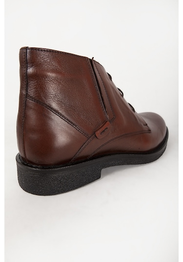 Dericlub Erkek Klasik Casual Bot Gerçek Deri Br 07116 Taba Null Taba