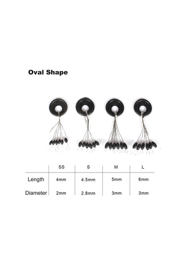 Ebitda Balıkçılar İçin Esnek Kauçuk Lastik Durdurucular - 6'lı Set, Uygun Tüm Balıkçılık Alanları İçin