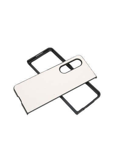 Galaxy Uyumlu Z Fold 3 Beyaz Işıltılı Kılıf Kaiyi
