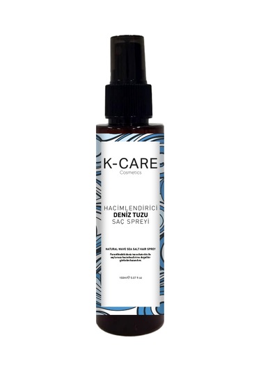 K K-care Cosmetics Doğal Dalga Sağlayan ve Hacim Veren Deniz Tuzu Saç Spreyi 150 ML﻿﻿