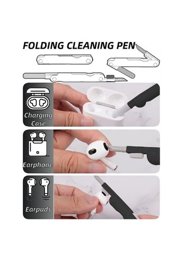 Çok Fonksiyonlu 7 Parça Airpods Klavye Ekran Kulaklık Temizleme
