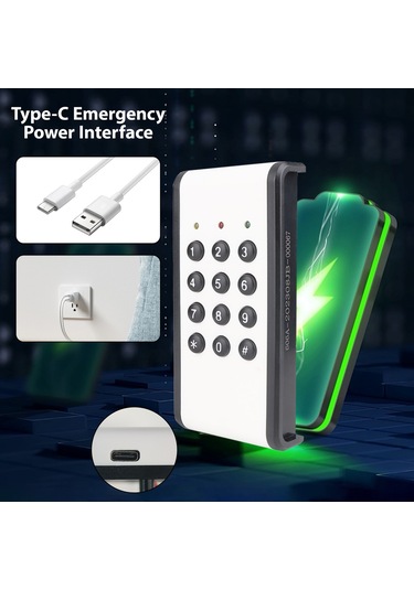 Ximistore9 Akıllı Dokunmatik Şifreli Kilit - Çekmeceler, Dolap Ve Dolaplar İçin 4 Aaa Pil Gerekli