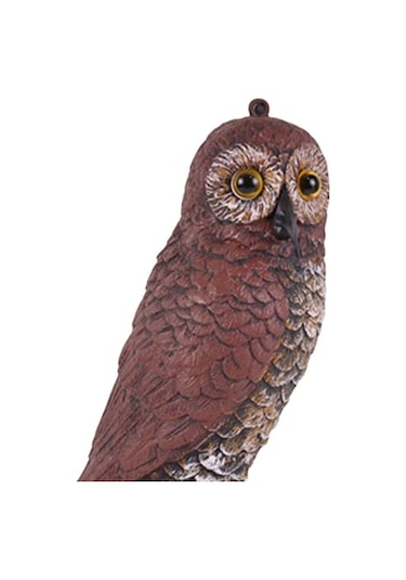 Homyl Sahte Baykuş Korkuluk Heykeli Yard Için Kuşları F