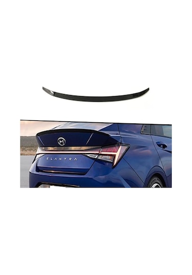 Hyundai Tuning Elantra 2020 Piona Black Boyalı Spoyler