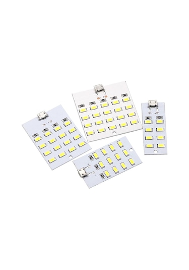 1 Adet Aydınlatma Paneli Mobil Işık 430ma 470ma 5730 Smd 5v, Seçenekler: 12 Led
