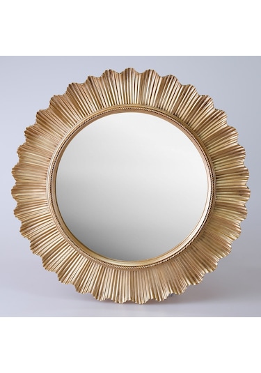 Flashy Yuvarlak Ayna Altın