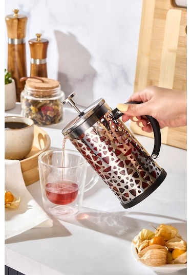 Karaca Nico French Press 1000 Ml Gümüş