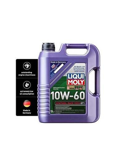 Lı8909 - 10w-60 Motor Yağı Synthoil Race Gt1 5l - Liqui Moly