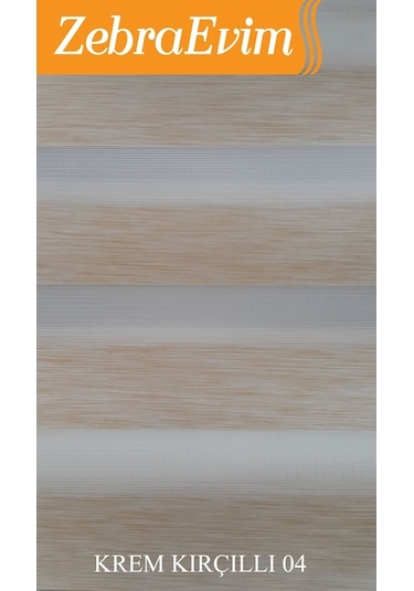 7 Farklı Renk Bambu Zebra Stor Perde
