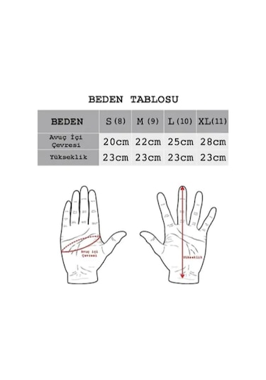 Erkek Hakiki Deri Eldiven Khos-uil Siyah