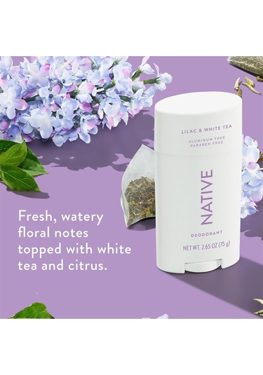 Native Lilac & White Tea Alüminyumsuz Stick Deodorant 75gr