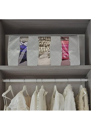 Mavi 2 Adet/takım Saklama Torbaları Asılı Elbise Tutucu Çekmece Kutusu Dolap Organizatör Mavi