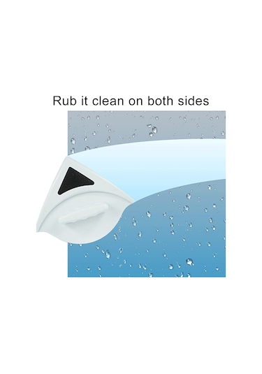 Sones Kullanışlı Çift Taraflı Cam Silecek Temizleme Fırçaları Cam Temizleyici, Uygulama Aralığı: 5-12mm Cam