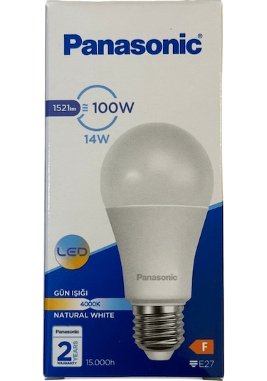Panasonic 14w 100w 4000k Günışığı E27 Duylu Led Ampul 10 Adet