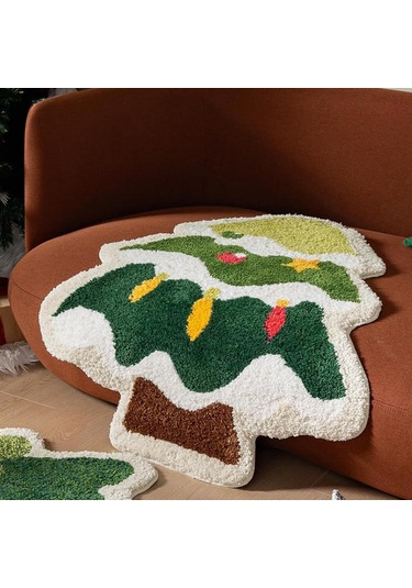 Suntek Yılbaşı Ağacı Halısı Nordic Sağlam Yumuşak Stil-a Stil A