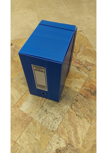 Saraoğlu Arşiv ve Proje Kutusu 29 x 36 x 20 CM Mavi 15 Adet