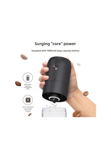 Reedark Portatif Otomatik Kahve Değiştirici: İtalyan Tarzı Elektrikli,均匀 Öğütme, Dayanıklı Malzeme İle Ev Ve Seyahat İçin Diğer