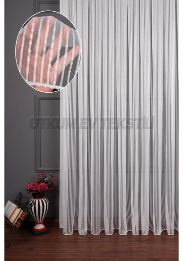 Kalın Çizgili Armür Tül Perde Akdz 1032