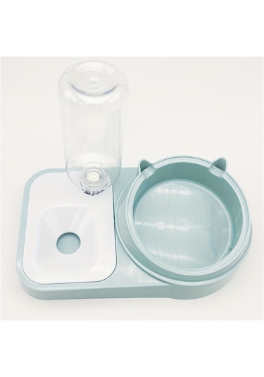 Tcherchı Çift Kaseli Ve Su Sebili Otomatik Evcil Hayvan Besleyici - Kaymaz, Kolay Temizlenir