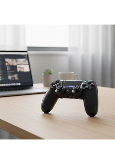 Bluetooth Kablosuz Gamepad Ergonomik Tutuş, Hassas Analog Joystick, Pc & Uyumlu Oyun Kolu