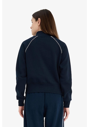 Defacto Loose Fıt Yarım Balıkçı Yaka Kalın Sweatshirt Kumaşı Hırka G8117ax26spnv256 Lacivert-nv256 Defacto Loose Fıt Yarım Balıkçı Yaka Kalın Sweatshirt Kumaşı Hırka G8117ax26spnv256 Lacivert-nv256