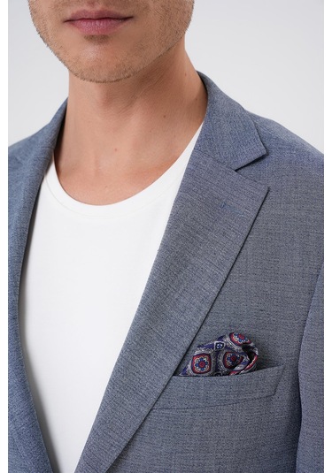 Comfort Fit Torba Cep Gofre Kumaş Casual Koyu Gri Ceket C 679 Gri