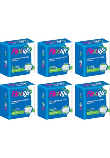 Flexilife Altı Bezi Serme Yatak Koruyucu Örtü 60X90 Cm 30 L