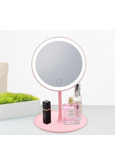 Beauty 5 Yanarlı Led Işıklı Şarjlı Masa Üstü Makyaj Aynası