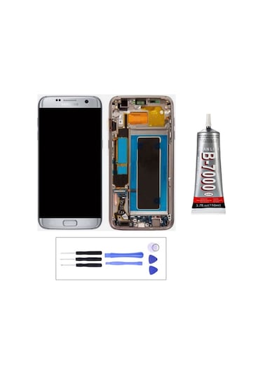 Samsung Galaxy Uyumlu S7 Edge G930 Lcd Ekran + Montaj Seti