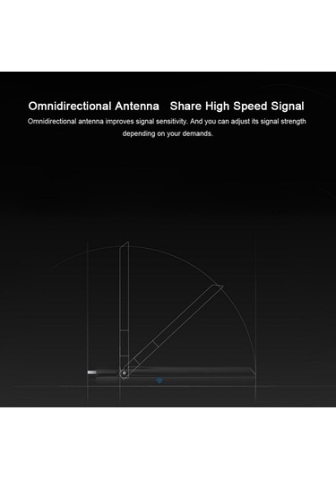 Flybuy 600mbps Kablosuz Usb Wifi Adaptörü Dongle, 2.4ghz, 802.11b/g/n, 2dbi Anten, Masaüstü/dizüstü Bilgisayarlar İçin