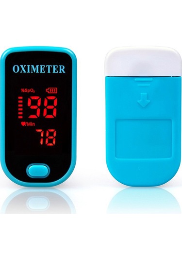 Sones Parmak Nabız Oksimetresi Mavi