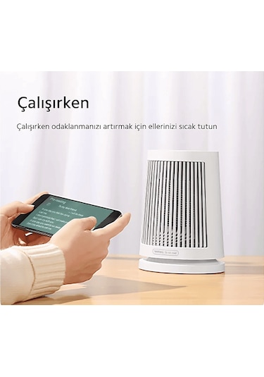 Xiaomi Mijia 600W Masaüstü Seramik Fanlı Isıtıcı