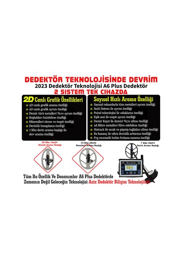 Altın Arama Dedektörü. A6 Plus