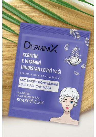 5'li Keratin Ve E Vitamini Hindistan Cevizi Yağı Bone Saç Maskesi Seti Set