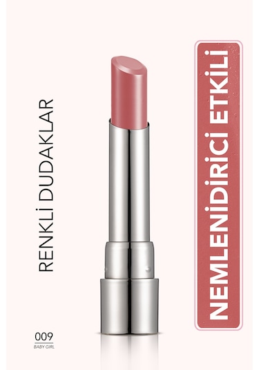 Flormar Nemlendirici Parlak Ruj (PEMBE) - Sheer Up Lipstick New - 009 Baby Girl - 8682536012072