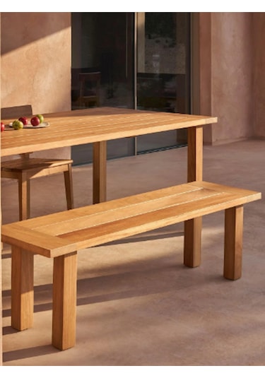 Ahşap Bank Ronda 120x40 Cm