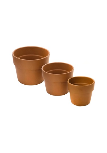 Cachepot Perfetto 13 Cm Toprak Saksı Terracota