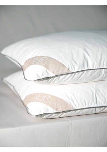 %100 Kaz Tüyü Dolgulu,%30 Gıdık Uyku Yastığı/50x70 1000gr/2 Adet