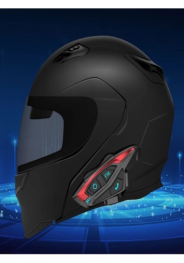 Shark2 2 Kişi 1 KM İnterkom Gürültü Azaltma Motorcu Kask Kulaklığı