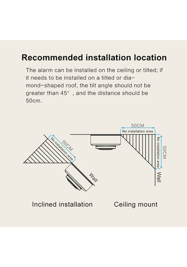 Lemestar "tuya Uygulama Bağlantılı Duman Dedektörü - Yüksek Hassasiyetli 85db Alarm İle Akıllı Ev Güvenliği"