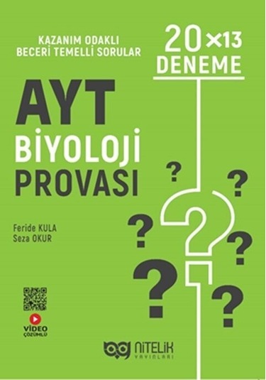 Nitelik Ayt Biyoloji Provası 20X13 Deneme