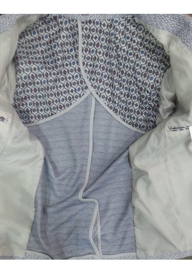 Sposo 5127 Dar Kalıp Yarım Astarlı Koyu Gri Erkek Blazer Ceket Koyu Gri