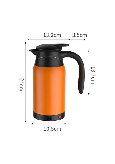 Ambition 12v/24v 1000ml Araba Elektrikli Su Isıtıcısı Dijital